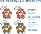 One Fur All Pet-Friendly Car Air Freshener - Fall Mix Pack of 4 - Non-Toxic, Long-Lasting, Hanging Odor Eliminator for Small Spaces & Car