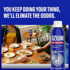 Ozium Air Sanitizer Spray - Room Odor Eliminator for Home, Car, and Office - New Car - 8 oz Can - 6 Pack
