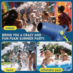 Party Foam Cannon, Foam Machine for Party, 3 Modes Foam Making Machine for for Garden Backyard Pool Indoor (Foam Machine - Enhanced Version)