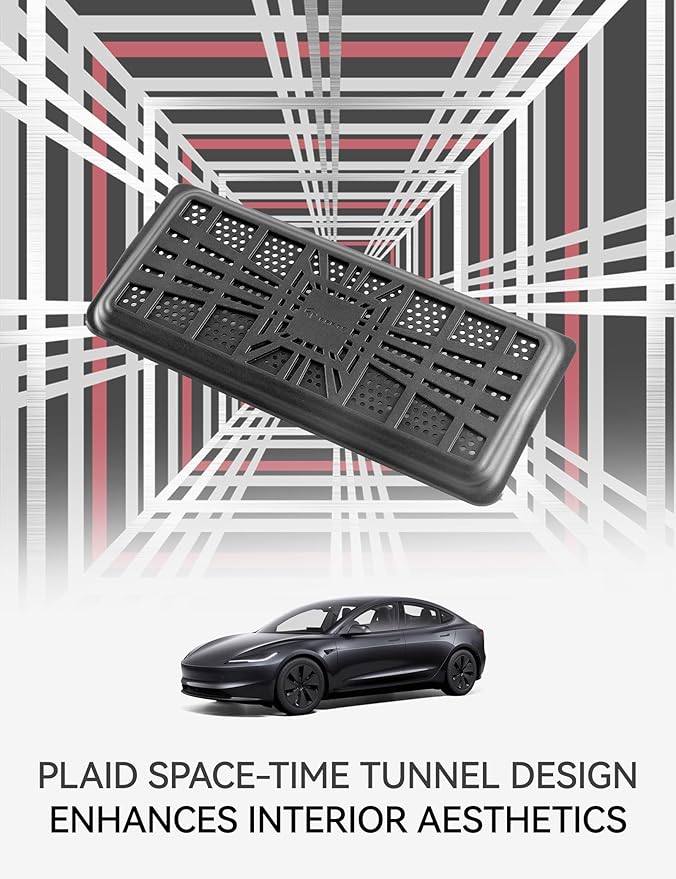 TPARTS Under Seat Vent Cover for Tesla Model 3 Highland 2024-2026 Air Condition Outlet Protector Rear Seat Car Air Vent Protector Model 3 Premium/Performance/Standard Interior Accessories