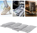 ZJchao 4Pcs Activated Charcoal Bags, Bamboo Charcoal Air Purifying Bags for Home with Odor Absorber and Shoe Deodorizer
