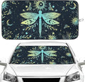 Dragonfly Car Windshield Sun Shade Foldable Sunshade Front Window Cover Sun Visor Protector Accessories (59x27.5 inches)