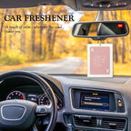 Coquette Pink Bow Air Freshener for Car, Preppy Pink Cherry Ace Card Air Freshener Hanging 3 Pcs for Cars Closet Drawer Books Bathroom,Gift for Woman
