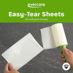 Evercare Giant Extreme Stick Lint Roller Brushes with 60 Easy-Peel Sheets, Pack of 5 Refillable Lint Rollers for Hair and Debris (300 Sheets Total)