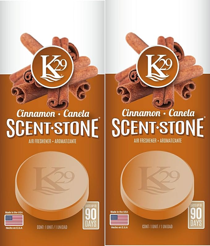 Stone Air Freshener, Environmentally Safe and Long-lasting Fragrance (2 Packs, Cinnamon)