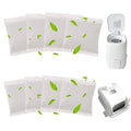 8 Pcs Universal Activated Charcoal Odor Absorber Bag, White Bamboo Charcoal Deodorizer Bags for Diaper Pail, Cat Litter Box, Closet, Shoe Cabinet (3.15x3.15in)