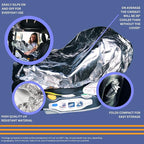 Mommy’s Helper Car Seat Sun Shade Cover – Heat Reflective Car Seat Sun Protector for Baby & Toddler – Universal Fit Carseat Cover for Summer – Blocks Sun & UV to Help Reduce Heat Buildup