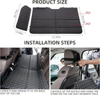 ABE Non-Inflatable Car Mattress,Double-Sided Folding Car Bed Mattress SUV,Portable SUV Mattress,Camping Mattress Back Seat,Back Seat Extender for Dogs(Dinosaur World)