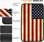 Auto Center Console Pad,American Flag 1 Auto Armrest Pad Seat Box Cushion,Armrest Cover Protector for Vehicle SUV Truck Car