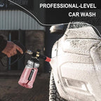 Foam Cannon Wide Mouth for Pressure Washer, Thick Snow Foam Lance for Car Wash, Adjustable Soap Cannon with 1/4 Inch Quick Connector, Additional 1.1mm Orifice Nozzle