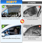 XCBYT Forester Window Shades for 2019-2024, 4PCS Side Window Sun Shades with Breathable Mesh, Magnetic Car Window Covers for Baby & Privacy, UV Protection & Heat Insulation