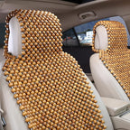 Natural Olive Large Bead 18mm Beaded seat Covers for Cars Cooled Beaded car seat Covers Durable Wooden Beaded seat Cover Truck Mat Four Seasons Universal 1-PC (Olive Green)