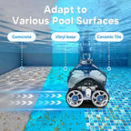 Funmit 4 Pack R0526100 Track (Upgraded Version) Pool Cleaner Wheel Tire Compatible with Zodiac Baracuda MX8 / MX6 Elite In-Ground Pool Cleaner- Made of Heavy-Duty Rubber, Increases Part Life by 50%