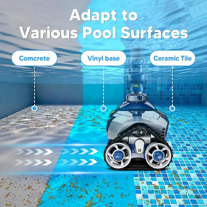 Funmit 4 Pack R0526100 Track (Upgraded Version) Pool Cleaner Wheel Tire Compatible with Zodiac Baracuda MX8 / MX6 Elite In-Ground Pool Cleaner- Made of Heavy-Duty Rubber, Increases Part Life by 50%