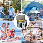 Maelstrom Portable Collapsible Soft Cooler Bag – 24/30/60 Cans Double-Deck Leakproof Ice Chest for Beach, Camping & Grocery