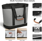 Insulated Cooler Bag Reusable Grocery Tote Bags Transport Large Lunch Box for Women