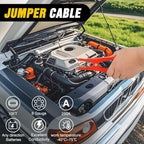 Nilight Car Emergency Kit with Jumper Cable Air Compressor Tire Repair Essential Tools First Aid Alligator Connector Electrical Kit for Travel Camping Outdoor Cars Truck SUV RV