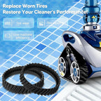 Funmit 4 Pack R0526100 Track (Upgraded Version) Pool Cleaner Wheel Tire Compatible with Zodiac Baracuda MX8 / MX6 Elite In-Ground Pool Cleaner- Made of Heavy-Duty Rubber, Increases Part Life by 50%