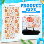2 Pack Car Seat Towel Covers with Storage Bag 63 x 32 Inch Athletic Running Towel Seat Sweat Washable Non Slip Cover Gift for Car Outdoor Sport Activities (Pumpkin Pine Cones)