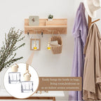 BBTO 200 Pcs Hanging Car Diffuser Bottles Bulk, Empty Clear Glass Air Freshener Bottles with Wooden Cap for Perfume Essential Oils Fragrance Aromatherapy Ornament(Cube)