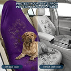 Car Seat Towel Cover, Universal Front Seat Protector for Cars, SUVs and Trucks, Sweat Towel Car Seat Cover for Gym, Yoga, Swimming, Pets and Family Travel, Profound Purple, 2 Pack