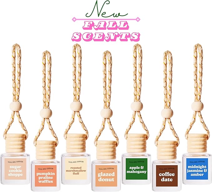 COOLGIRLCANDLES Maple Butter Frosting Car Hanging Fragrance Oil Air Freshener for Essential Oils, Scents Aromatherapy Automobile Diffuser, Long Lasting Bottle