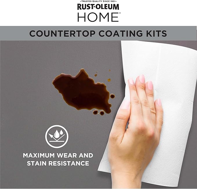 Rust-Oleum 384962 Home Countertop Coating Kit, Satin White
