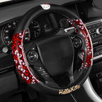 Hello Kitty Steering Wheel Cover, Official Sanrio Car Steering Wheel Cover with Easy Clip-on Car Air Freshener – Cute and Long-Lasting Hello Kitty Air Freshener for Car, Odor Eliminator, Fun Scents