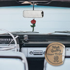 Rose Car Air Freshener 6 Pack Scented With Essential Oils By Fresh Fresheners