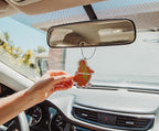 Chainsaw Man Pochita Pineapple-Scented Air Freshener | Long-Lasting Fragrance, Odor Eliminator For Room, Car, Office