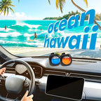 Car Air Freshener Vent Clips, 12 Pack, 6 Ocean, 6 Hawaiian, Provides Long-Lasting Scent, Up to 360 Days, Car Fresheners