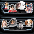 Personalized Car Air Freshener Vent Clip, Custom Acrylic Photo Decorations, Easy to Install, Meaningful Gifts for Car Enthusiasts (Acrylic A, Head)