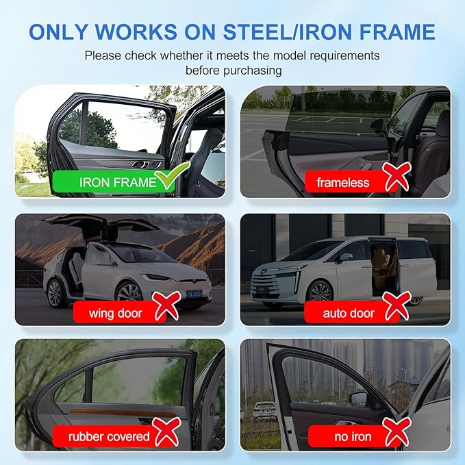 Car Window Shades with 8 Magnets-26.8"x19.7" Car Rear/Side Window Sunshade for Baby Semi-Transparent 2-in-1 Universal Auto Sun Shade for Kid & Pet Protection (2 Pack) World Map