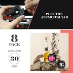 Car Air Freshener Vent Clips, 8PK, 6 Peach, 2 New Car Scent, Fresheners for Men Women, Up to 240 Days, Long Lasting Air Freshener, Odor Eliminator