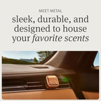 Drift Metal Vent Clip Starter Kit - Car Air Freshener - Scent Diffuser for Car - Metal Odor Eliminator - Cabana