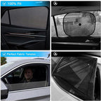 XCBYT Car Window Shade for 2019-2024 Toyota RAV4 Window Covers Side Window Sun Shade Car Window Shade for Baby with Breathable Mesh Insulate Heat and UV for Sleep Camping Breastfeeding