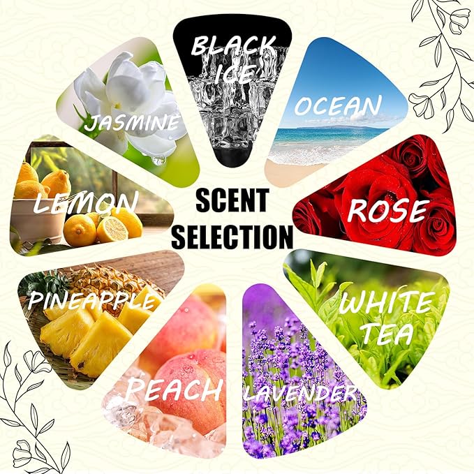 5Pcs Custom Air Fresheners with Picture, Customized Photo Air freshener for Car Personalized Double Sided Hanging Air Freshener Car for Bedroom Bathroom Gifts for Him (5pcs-Crop)