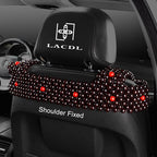 LACDL Beaded Car Seat Covers for Cars, Cooling Bead Seat Cover for Trucks & SUVs - Auto Ventilated Seat Cooler Pad, Natural Wood Breathable Beads - Sweat Protector for Summer, Stars