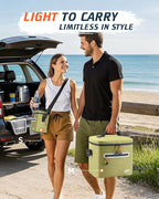 Soft-Sided Cooler Bag, 7/16/30 Can Insulated Lunch Box, Waterproof, Leak-Proof, Portable Lunch Bag for Work, Beach, Drink, Travel, Camping, Picnic