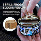 ABRO Car Air Fresheners: Canned, Spill Proof Airfreshener for Home, Office, or Car Accessories Interior, Up to 60 Days - 3Pck New Car Smell Ice Scent