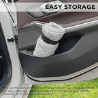 Waterproof Seat Cover Towel, 2PCS Premium Sweat Carseat Protector, Perfect for Universal Anti-Slip Car Truck SUV Seat, Great for Surfing Yoga Gym Workout, Gray