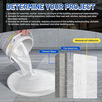 Invisible Waterproof Agent, 1.32 Gal Hupeyna Waterproof Sealant, Waterproofing Glue, Anti-Leakage Repairing Transparent Water Proof Coating Agent, Indoor and Outdoor Coating Liquid Rubber Sealant