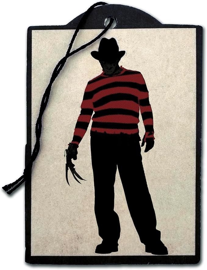 Elektroplate Officially Licensed Freddy Krueger Nightmare on Elm Street Automotive Air Fresheners for Vehicles | Midnight Chiller Scent (6-Pack) | Made in the USA