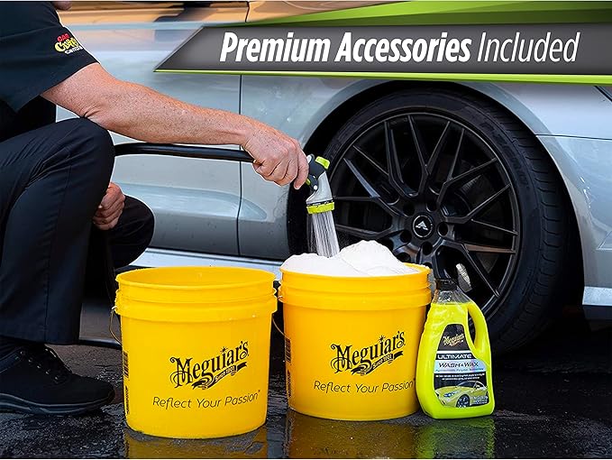 Meguiar's G55163 Premium Wash & Hybrid Ceramic Wax Kit