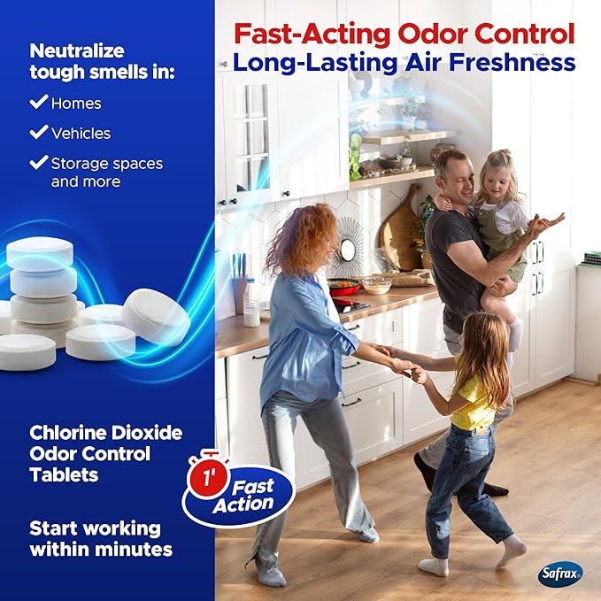 ODOR-CLO2 Chlorine Dioxide Odor Removal - Air Freshener & Deodorizer