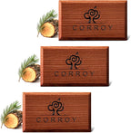 Car Air Freshener Natural Essential Oil Scent, Odor Eliminator and Purifier, Vent Clip Air Freshener for Car (Refill - 3 Pack - Pure Pine)