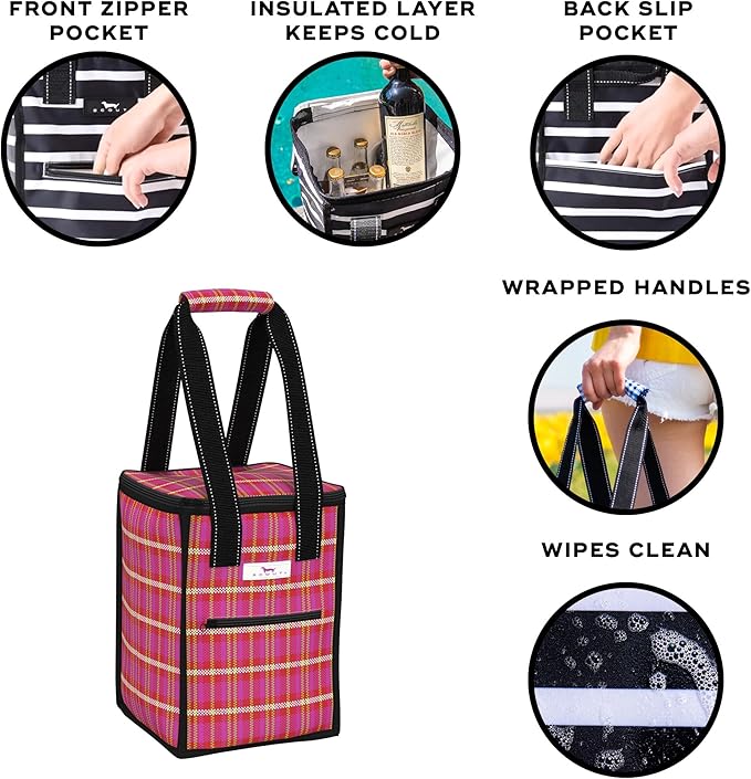 SCOUT Pleasure Chest - Soft, Lightweight, Insulated Cooler, Fits 5 Wine Bottles, Cooler for Beach, Pool, Boat, and Picnics