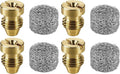 4 Pieces 1.1 mm Foam Cannon Orifice Nozzle and 4 Pieces Foam Maker, Universal Thread Tips for Snow Foam Lance
