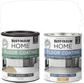 Rust-Oleum 367591 Home Interior Floor Coating Kit, Matte Ultra White