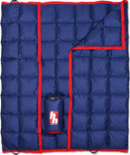 Horizon Hound Puffy Down Camping Blanket - Outdoor Travel Quilt | Sustainable, Insulated, Lightweight & Warm Gear for Sleep, Camping, Stadium, Hiking & Festivals | Water Resistant, Packable & Compact
